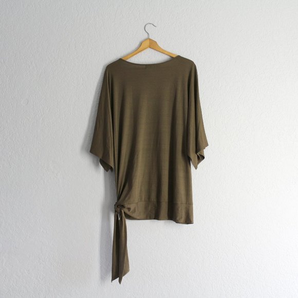 Tommy Bahama size L dolman sleeve relax fit womens knit top blouse brown - Picture 3 of 7